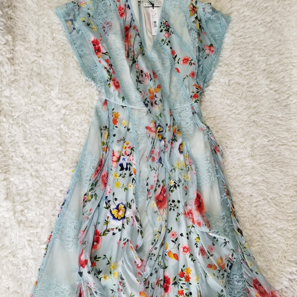 Alice+olivia dress size 4 wore only one time